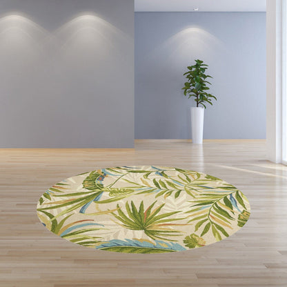 7' X 9'  Uv Treated Polypropylene Sand Area Rug