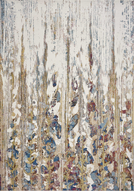 7'3 X 8'11 Polypropylene Ivory Area Rug