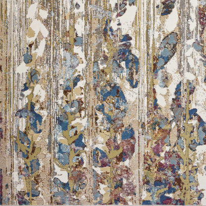 7'3 X 8'11 Polypropylene Ivory Area Rug