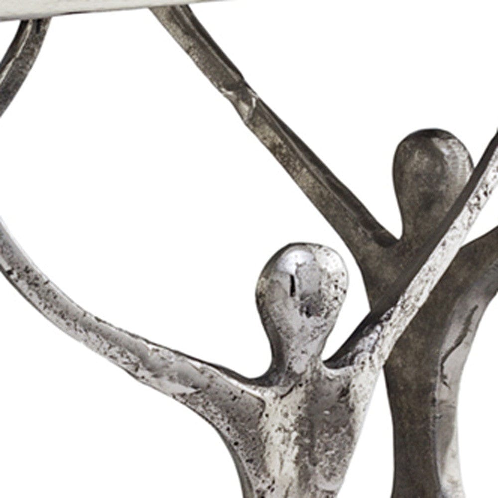 18" X 18" X 18" Buffed Man Figure Table