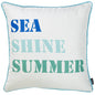 Sea Shine Summer Decorative Throw Pillow Cover