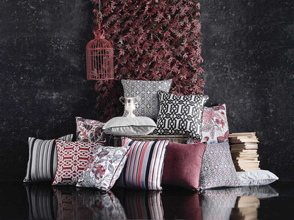 Gray And Black Variegated Stripe Decorative Throw Pillow Cover