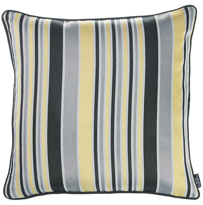 17"X 17" Jacquard Stripe Style Decorative Throw Pillow Cover
