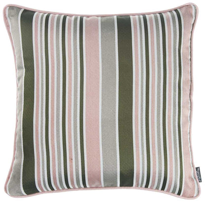17"X 17" Jacquard Stripe Mood Decorative Throw Pillow Cover