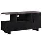 15.5" X 47.25" X 23.75" Blackgrey Top With Storage  Tv Stand
