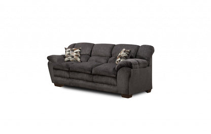 89" Charcoal Black Standard Sofa