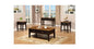 Classic Two Tone Light And Dark Hardwood Coffee Table