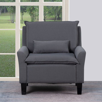 32" X 32" X 28 Gray Accent Chair