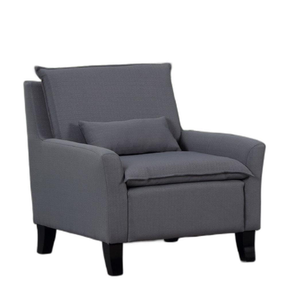 32" X 32" X 28 Gray Accent Chair