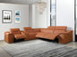 212" X 240" X 19"1.2" Camel Power Reclining 6"Pc Sectional