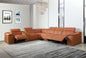 241" X 280" X 220.2" Camel Power Reclining 7Pc Sectional