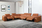 26"7" X 32"0 X 266".4 Camel Power Reclining 8Pc Sectional