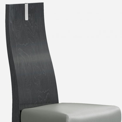 Set Of 2 Chair Faux Leather Metal Dining Chairs