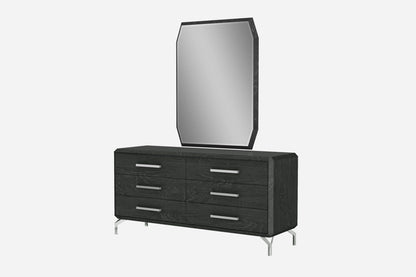 67 X 20 X 32 Clear Glass Or Stainless Steel Double Dresser Extension