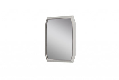 37 X 2.2 X 49 Taupe Glass Mirror