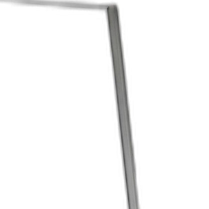 13.5" X 14.5" X 59" Brushed Steel  Floor Mirror