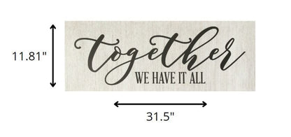 Together We Have It All Oversized Wall Art