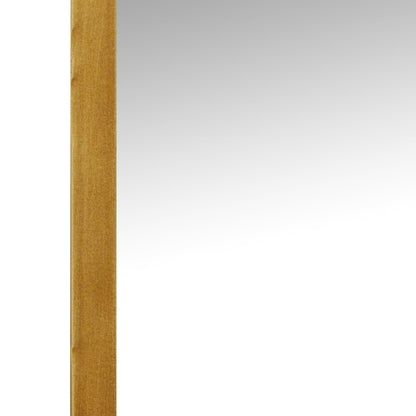 Antiqued Gold Scallop Framed Mirror