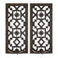 S 2 Black Laser Cut Sconces