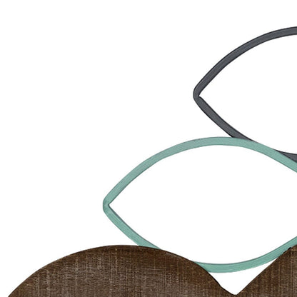 School Of Fish Metal And Wood Wall Decor