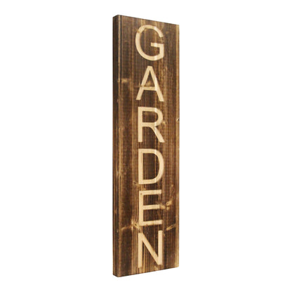 Rustic Garden Wood Panel Wall Decor