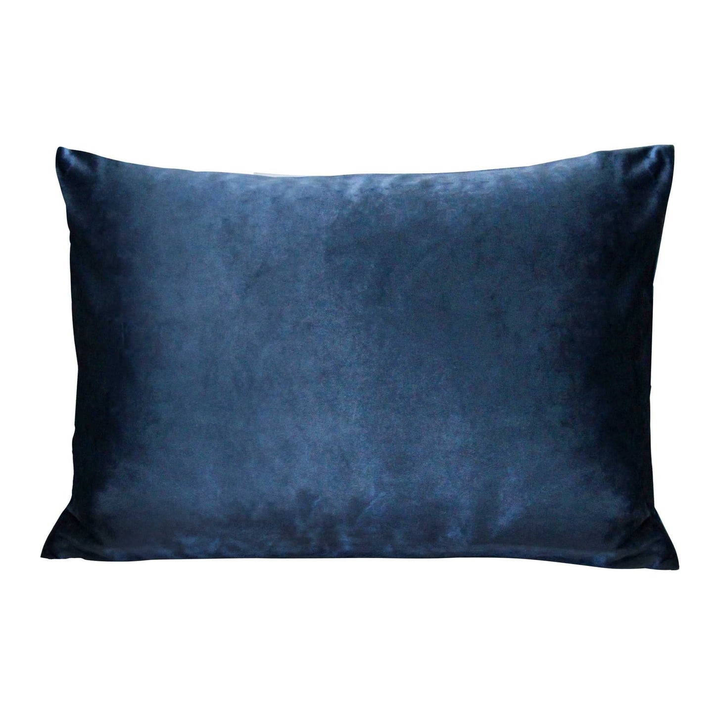 Royal Blue Velvet Lumbar Throw Pillow