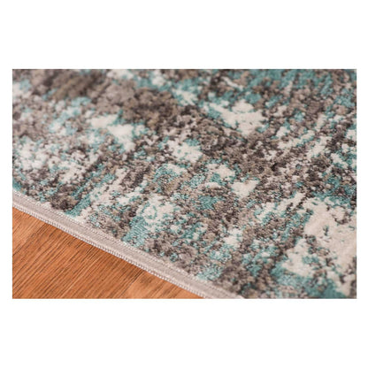 4' X 6' Gray Abstract Area Rug