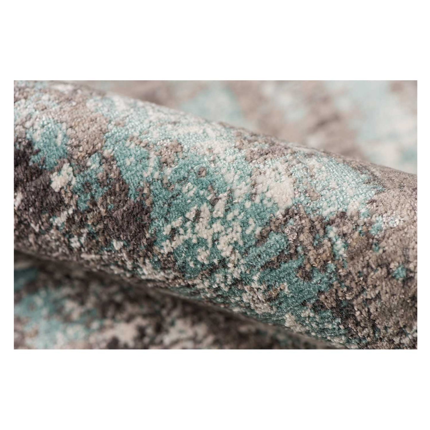 4' X 6' Gray Abstract Area Rug