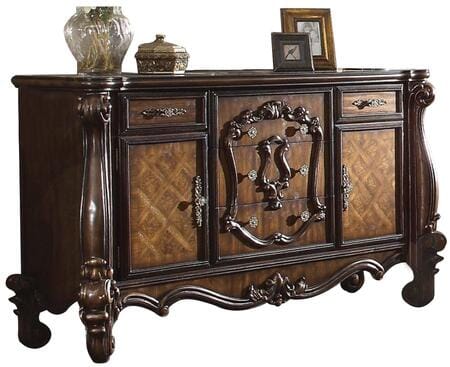 70" X 21" X 38" Bone White Wood Dresser