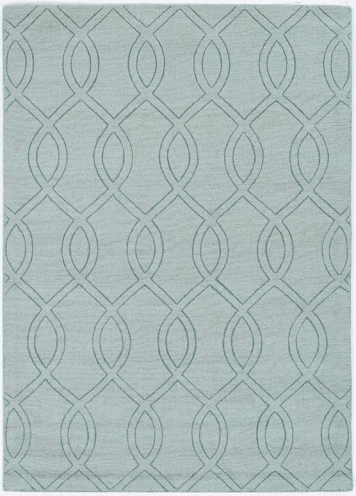 8' Ocean Polyester Rug