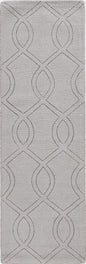 8' Taupe Polyester Rug