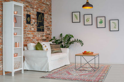 94" X 134" Sand Or  Coral  Polypropylene Rug