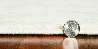 114 X 156 Ivory  Polypropylene Or Viscose Rug