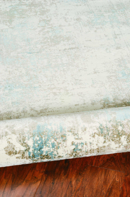 114 X 156 Ivory  Polypropylene Or Viscose Rug