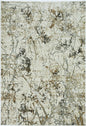 114 X 156 Ivory Or Gold Polypropylene Or Viscose Rug