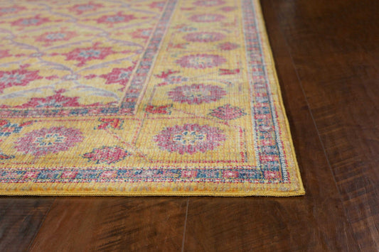 31 X 96 Gold Polypropylene Rug