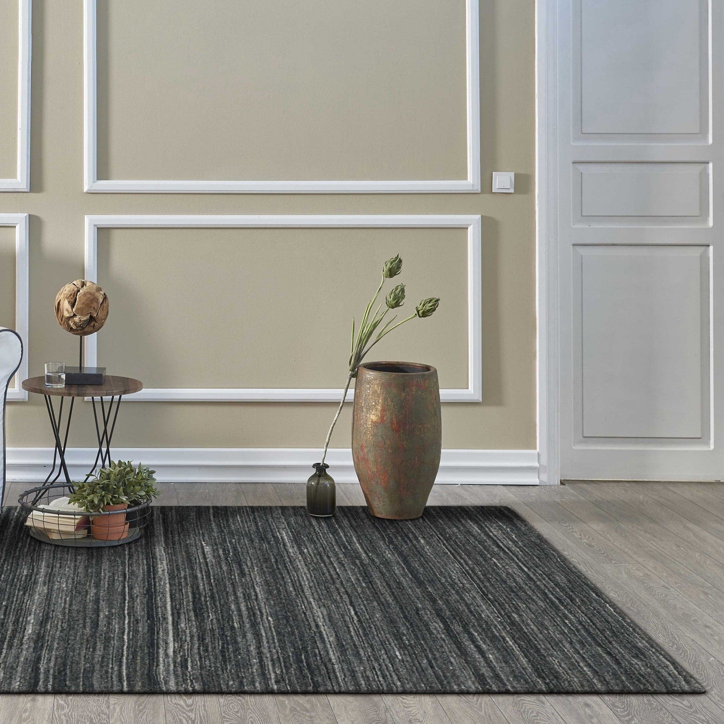 27 X 96 Charcoal Pet Yarn Rug