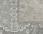 7' Grey Machine Woven Distressed Floral Medallion Indoor Runner Rug