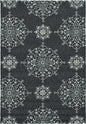2' X 3' Charcoal Polypropylene Accent Rug