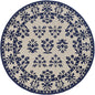90 X 90 Sand Or  Blue Polypropylene Rug