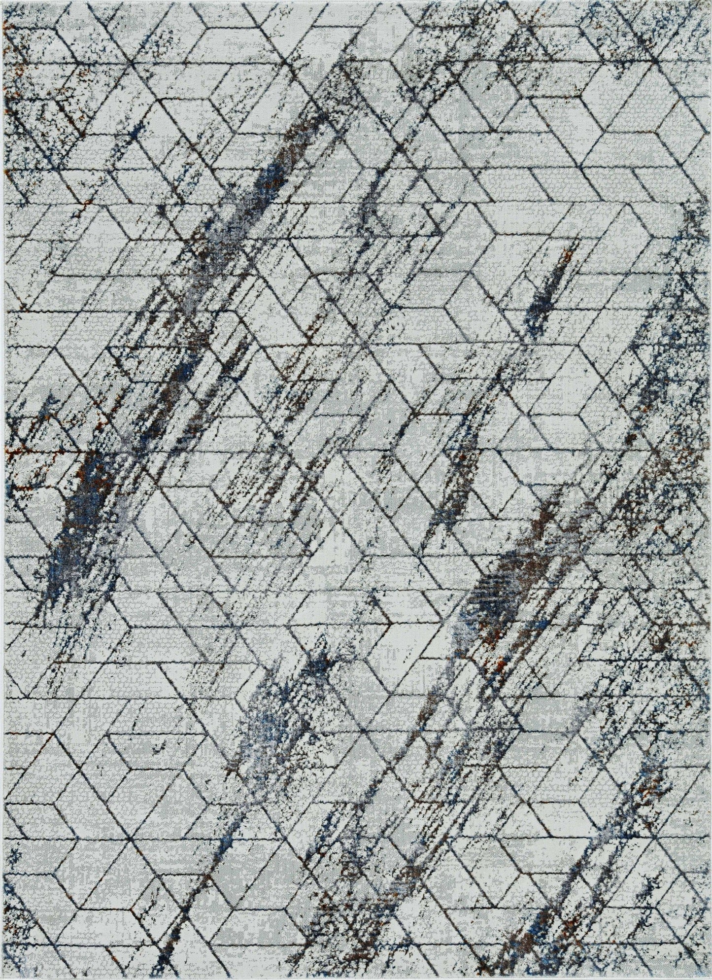 118 X 158 Ivory  Polyester Rug