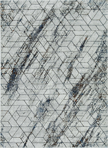 118 X 158 Ivory  Polyester Rug