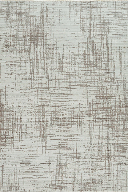 2' X 8' Natural Abstract Lines Runner Rug