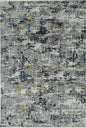 5' X 8' Grey Abstract Transitional Indoor Area Rug
