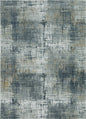 5' X 8' Grey Abstract Tile Area Rug