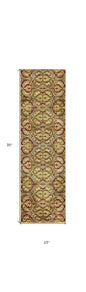 63" X 91" Gold Polypropylene Rug