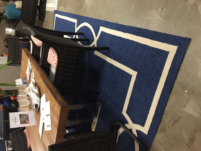 3' X 5' Ocean Coastal Bordered Area Rug