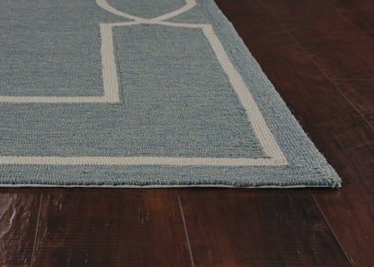 7' Square   Uv Treated Polypropylene Spa Area Rug