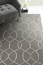 144 X 180 Charcoal Wool Or Viscose Rug