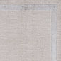 3'X5' Ivory Silver Machine Woven Bordered Indoor Area Rug